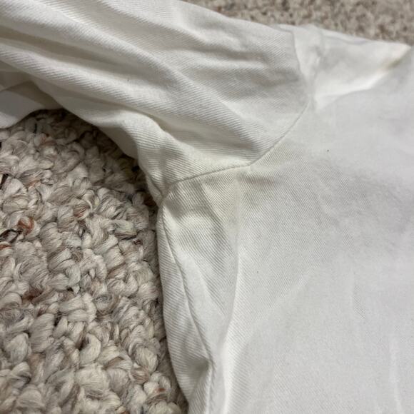 Dotori Women's Button Down Long Sleeve Shirt Sz S White Clasic Casual Capsule - Picture 6 of 7